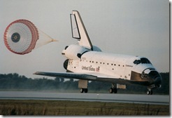 Space Shuttle Endeavor landing