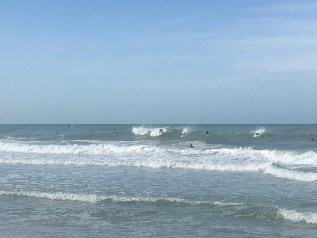 Surf from Hurricane Ida August 29, 2021